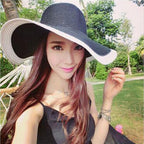 Foldable big brim hat
