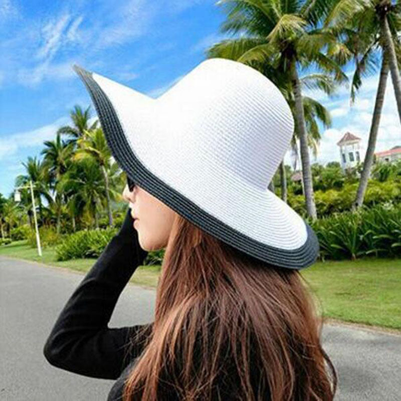 Foldable big brim hat
