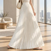 women's Solidi pleated skirt
